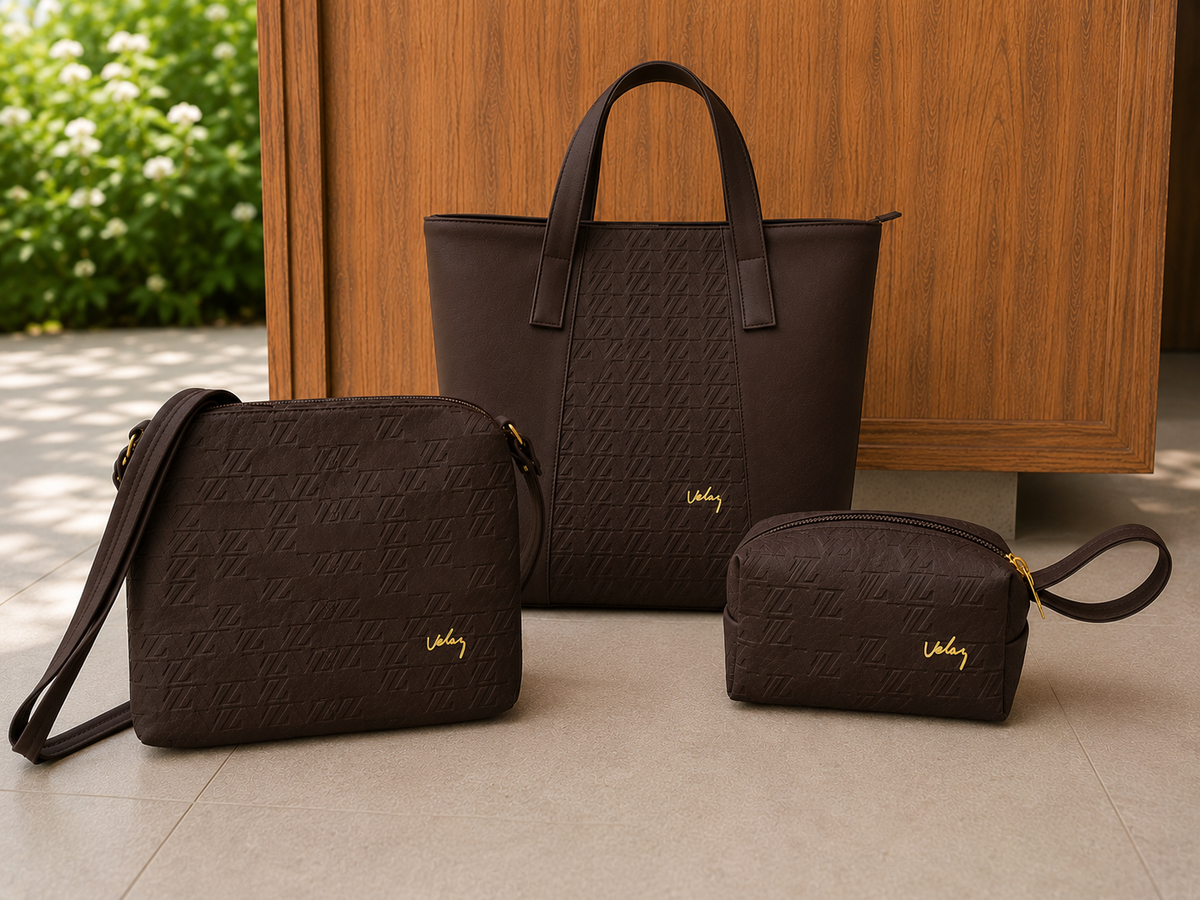 TRIO BOLSO BILLETERAS VELEZ