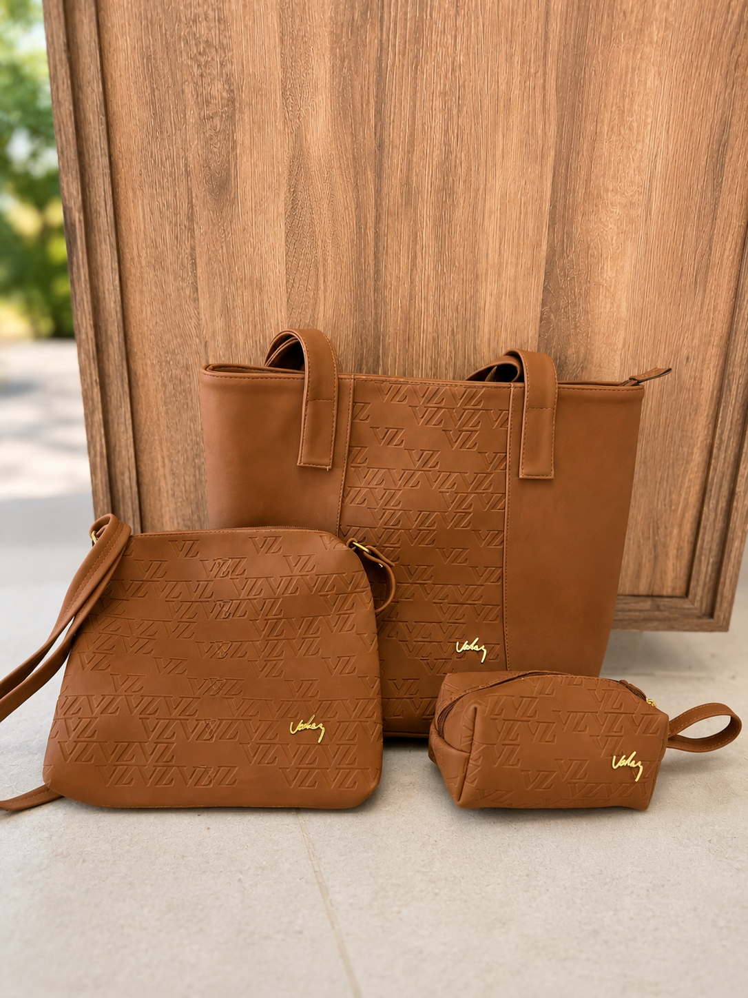 TRIO BOLSO BILLETERAS VELEZ